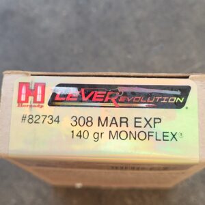 308 marlin express 140 grain hornady monoflex