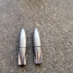 lot of 2 experimental fin projectiles for .30 cal