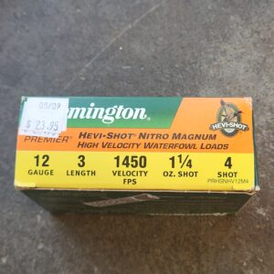 12 gauge reminton nitro heavy 4 shot