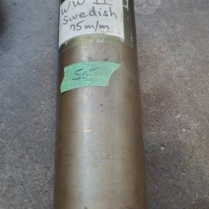 WWII Swedish 75mm casing