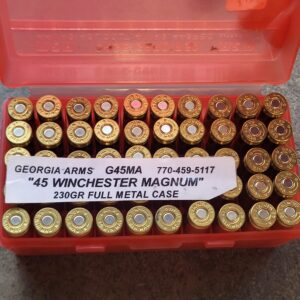 50 rounds 45 win mag geogia arms 230gr fmj