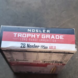 28 nosler 175gr ABLR 20rnd box