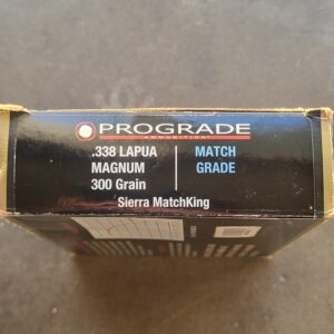 .338 Lapua magnum Pro Grade 300 grain Sierra match king