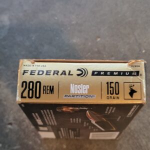 280 Remington Federal made Nosler Partition 150grn
