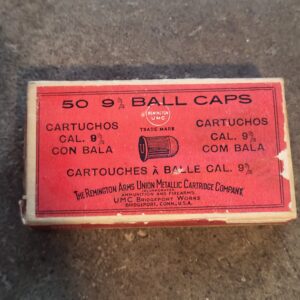 Full correct box of 9mm ball caps Remington UMC