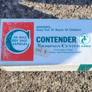44 cal hotshot Thompson contender capsules 50 round box