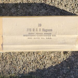 275 H&H unprimmed virgin casings in sealed box