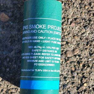 IWA made 37mm blue smoke projectile