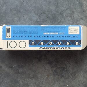 One of a kind 100 round box of 38 cal dardick trounds for model 1100 and 1500