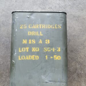 25 cartridges of 20mm drill inert
