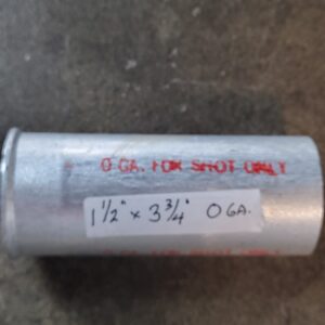 0 gauge aluminum unprimed case