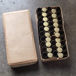 50 round box of primed 12mm pinfire casings